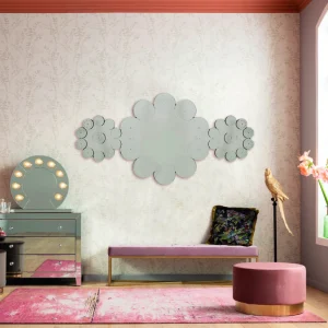 KARE Design Spiegel Ice Flowers 194x102cm