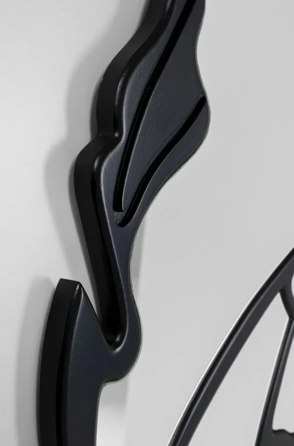 KARE Design Spiegel Pieces Mat Zwart Ø100cm