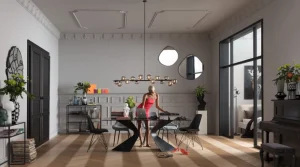 KARE Design Spiegel Pieces Mat Zwart Ø100cm