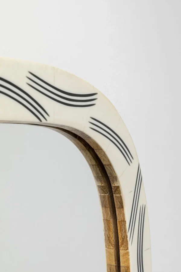 KARE Design Spiegel Planos White 43x93cm