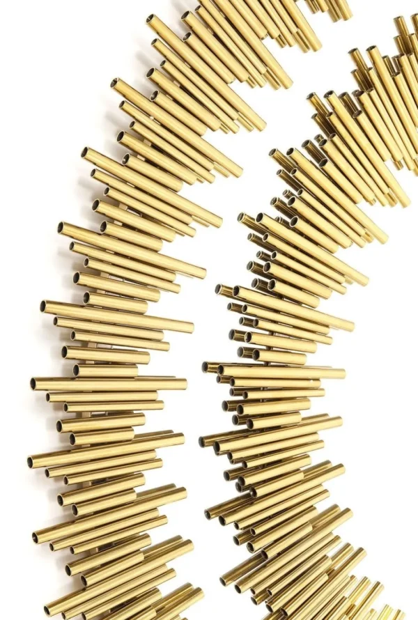 KARE Design Spiegel Solare Goud Ø132cm