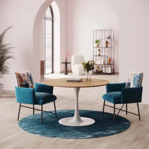 KARE Design Tafelblad Invitation Round Oak 90cm