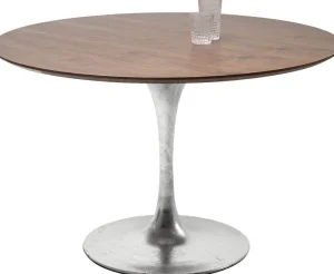 KARE Design Tafelblad Invitation Round Walnut 120cm