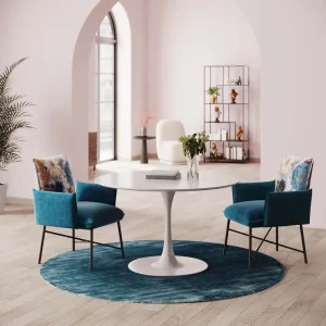 KARE Design Tafelblad Invitation Round White 120cm