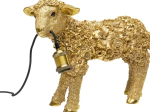 KARE Design Tafellamp Animal Flower Sheep Gold 36cm