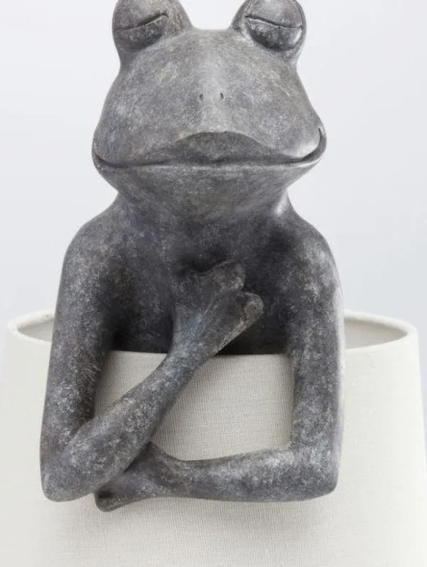 KARE Design Tafellamp Animal Kikker Grijs