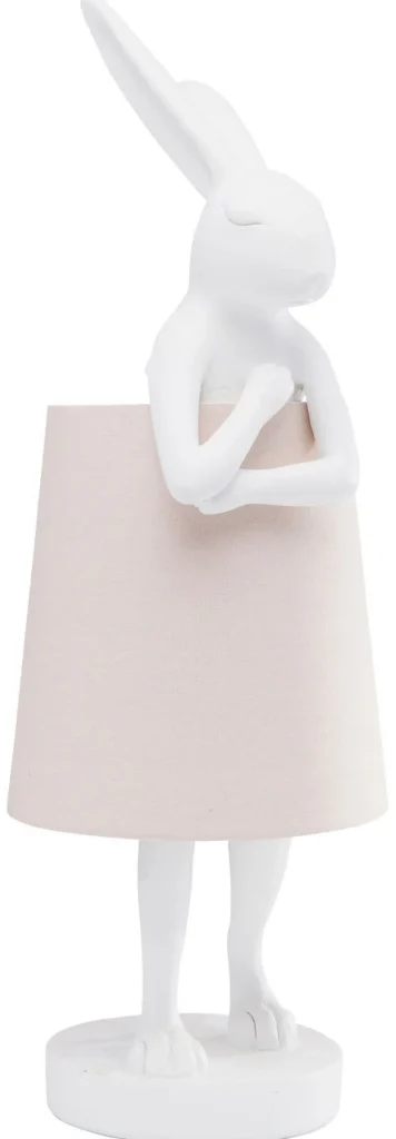 KARE Design Tafellamp Animal Konijn Wit 68cm