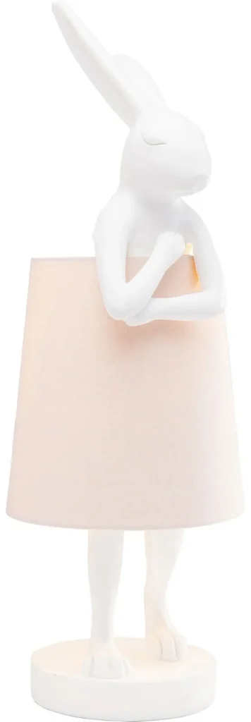 KARE Design Tafellamp Animal Konijn Wit 68cm