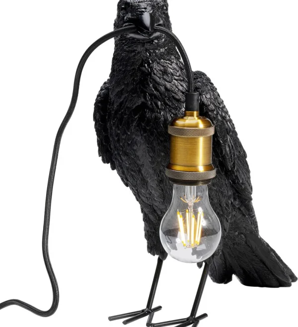 KARE Design Tafellamp Animal Kraai Mat Zwart