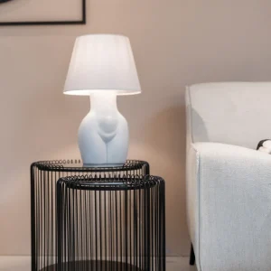 KARE Design Tafellamp Donna White 48cm