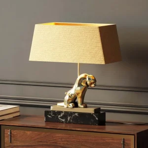 KARE Design Tafellamp Geometric Leopard Brown 36cm