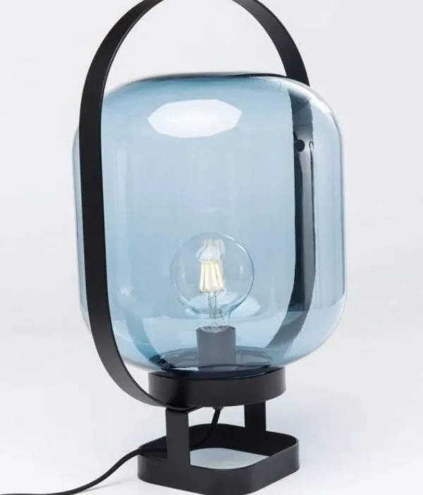 KARE Design Tafellamp Jupiter Blue-Black