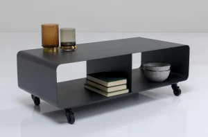 KARE Design Tv-Meubel Lounge M Mobiel Grijs 90x30cm
