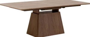 KARE Design Uitschuifbare Eettafel Benvenuto Walnut 200(50)x110cm