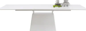 KARE Design Uitschuifbare Eettafel Benvenuto White 200(50)x110cm