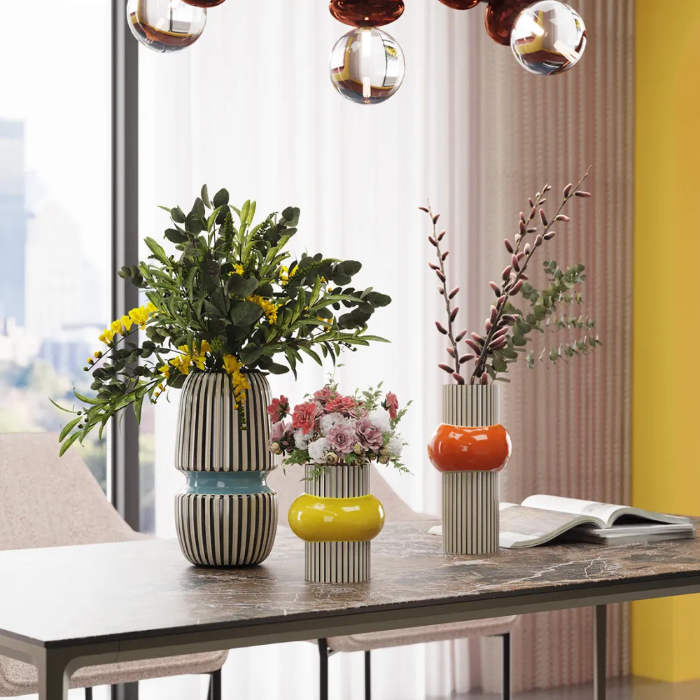 vaas_calabria_yellow_cm_0.webp KARE Design Vaas Calabria Yellow 16cm