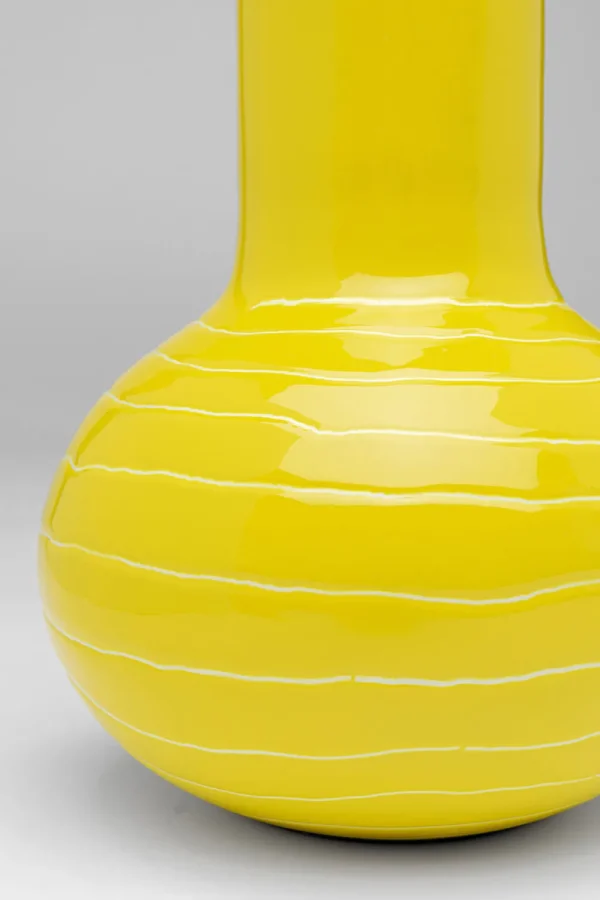 KARE Design Vaas Mamba Geel 21cm