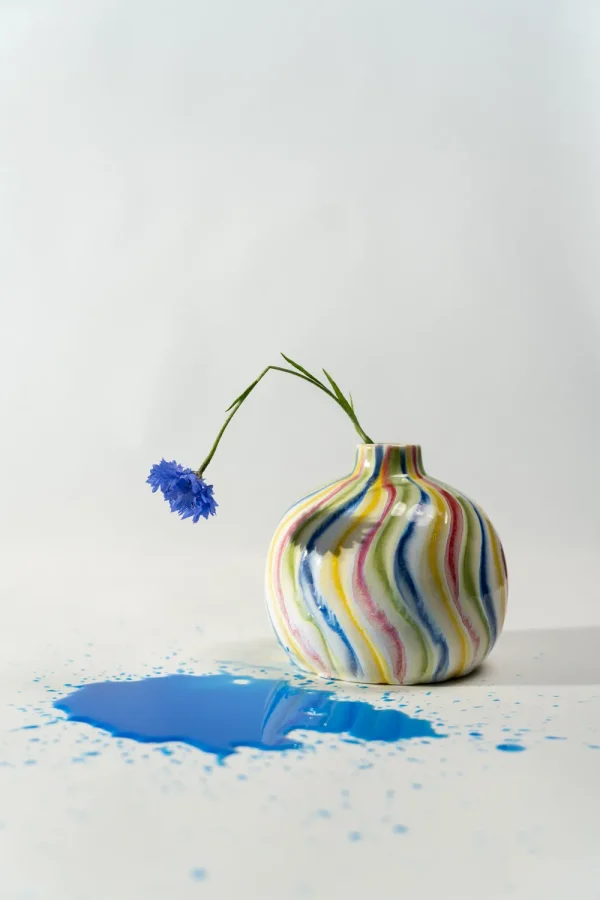 KARE Design Vaas Rivers Colore 14cm