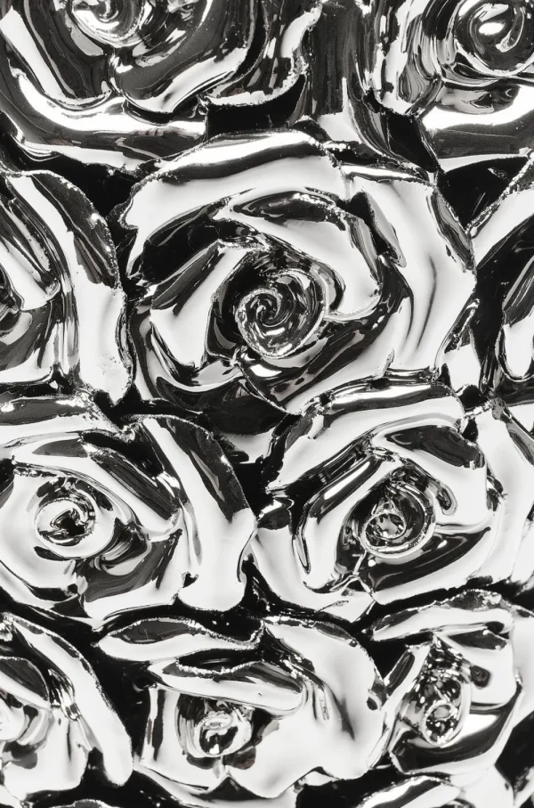 KARE Design Vaas Rose Multi Chroom Groot