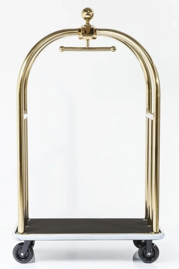 KARE Design VIP Bagage Trolley Vegas Goud