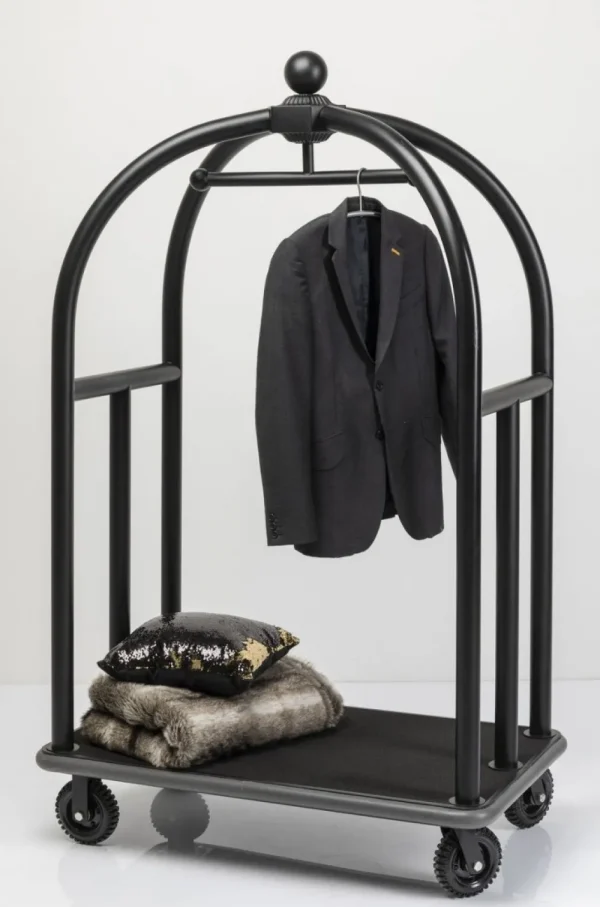 KARE Design VIP Bagage Trolley Vegas Mat Zwart