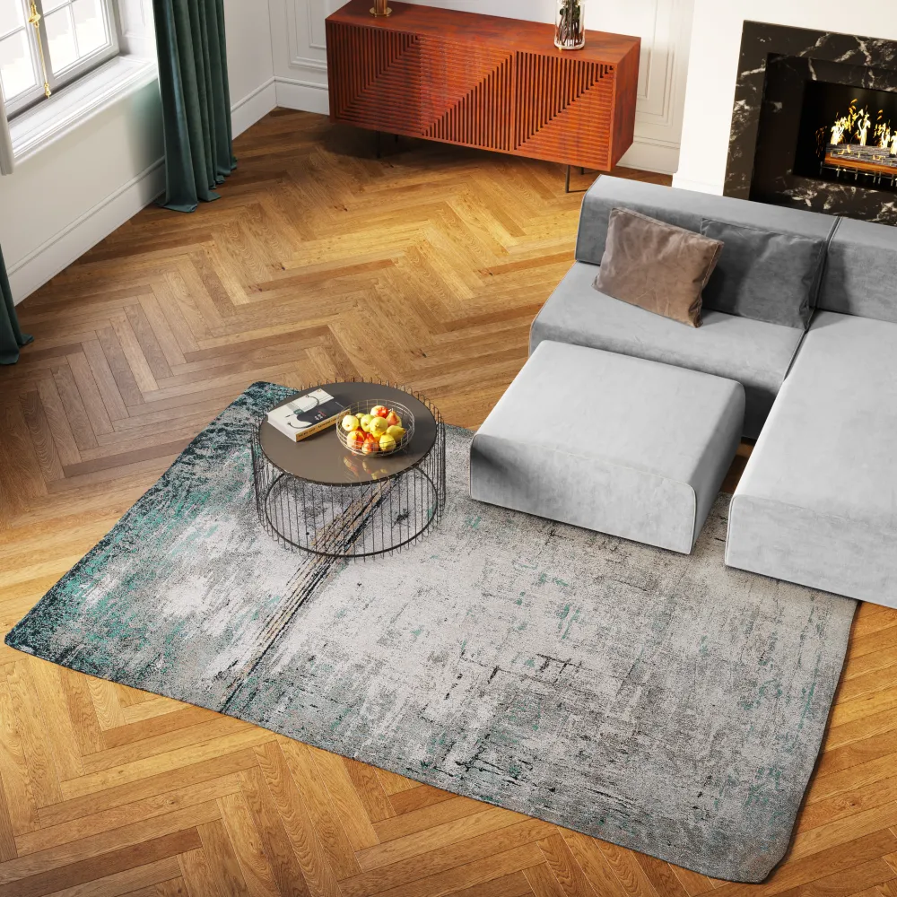 vloerkleed_abstract_lichtblauw_xcm_4.webp KARE Design Vloerkleed Abstract Lichtblauw 200x300cm