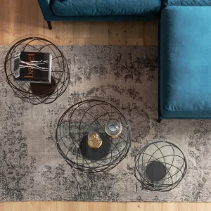 KARE Design Vloerkleed Kelim Pop Grijs 170x240cm