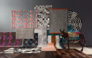 KARE Design Vloerkleed Kelim Pop Grijs 170x240cm