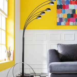 KARE Design Vloerlamp Five Fingers Mat Zwart