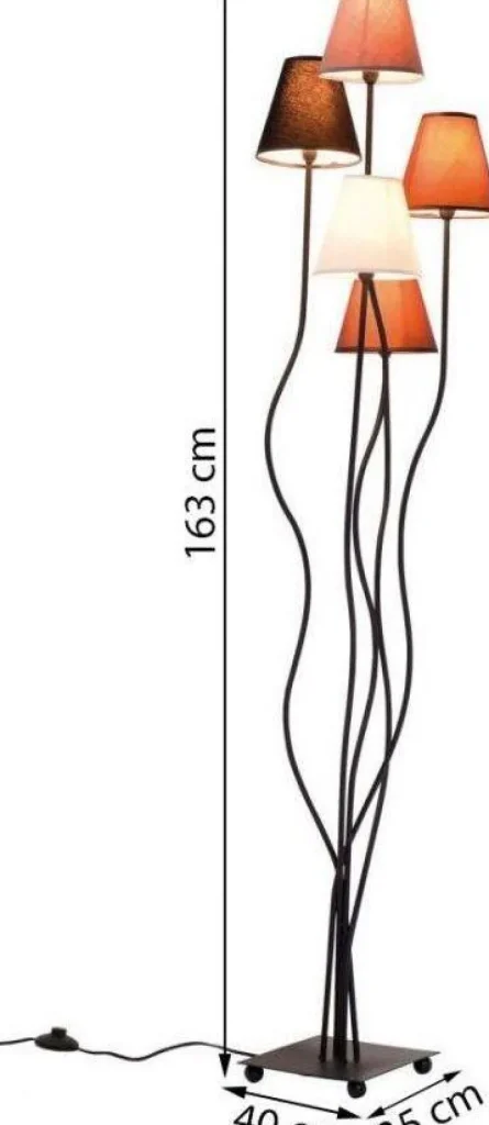KARE Design Vloerlamp Flexible Mocca Vijf