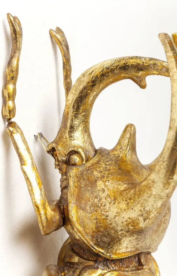 KARE Design Wanddecoratie Atlas Beetle Goud