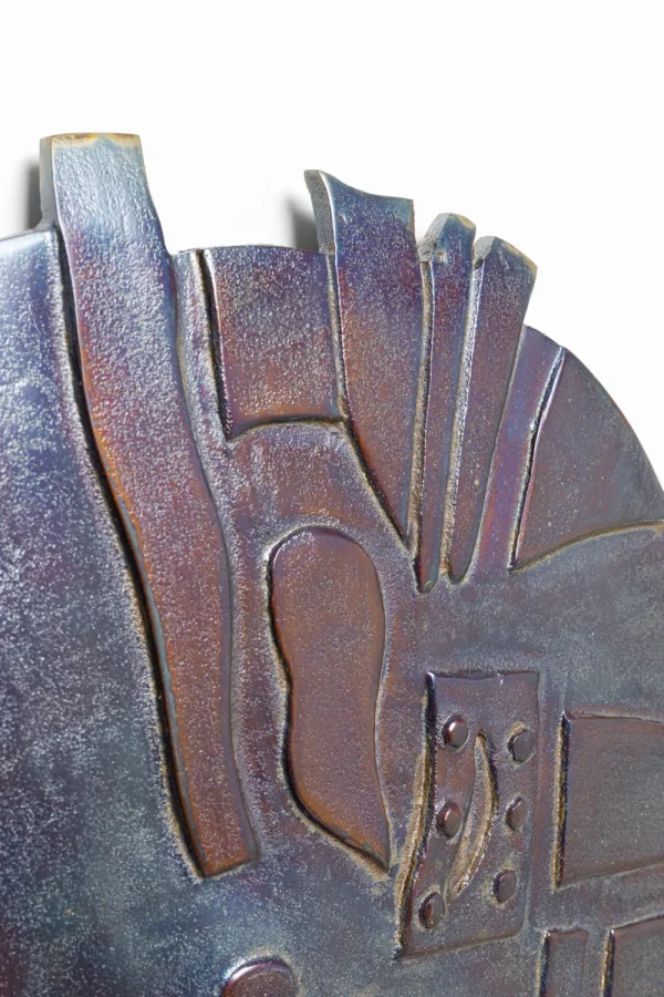 KARE Design Wanddecoratie Kala Antique Anthracite Ø45cm