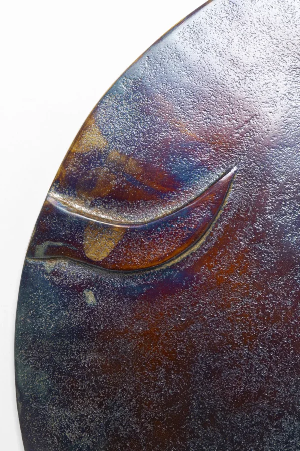 KARE Design Wanddecoratie Kala Antique Anthracite Ø45cm