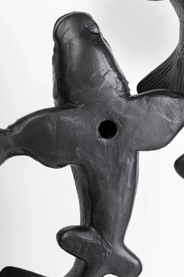 KARE Design Wanddecoratie School Of Koi Black Ø160cm