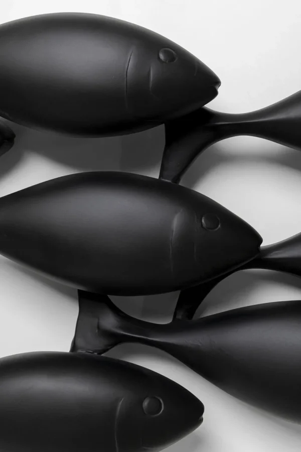 KARE Design Wanddecoratie School Of Tuna Black 181x41cm
