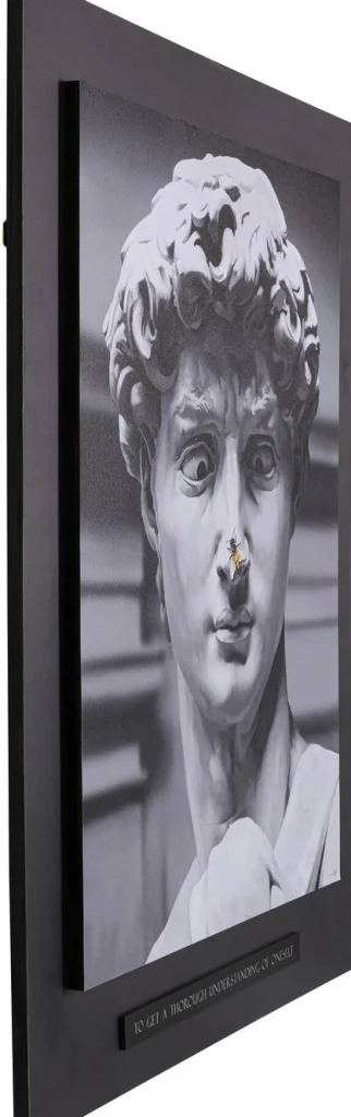 KARE Design Wandfoto Foto Statue 100x125cm