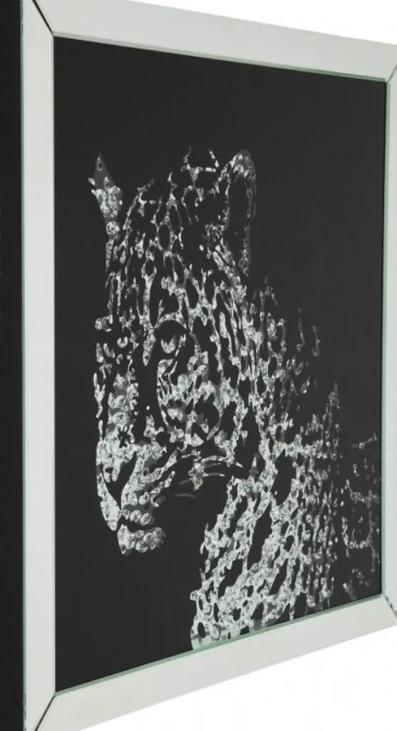 KARE Design Wandfoto Leopard 80x80cm