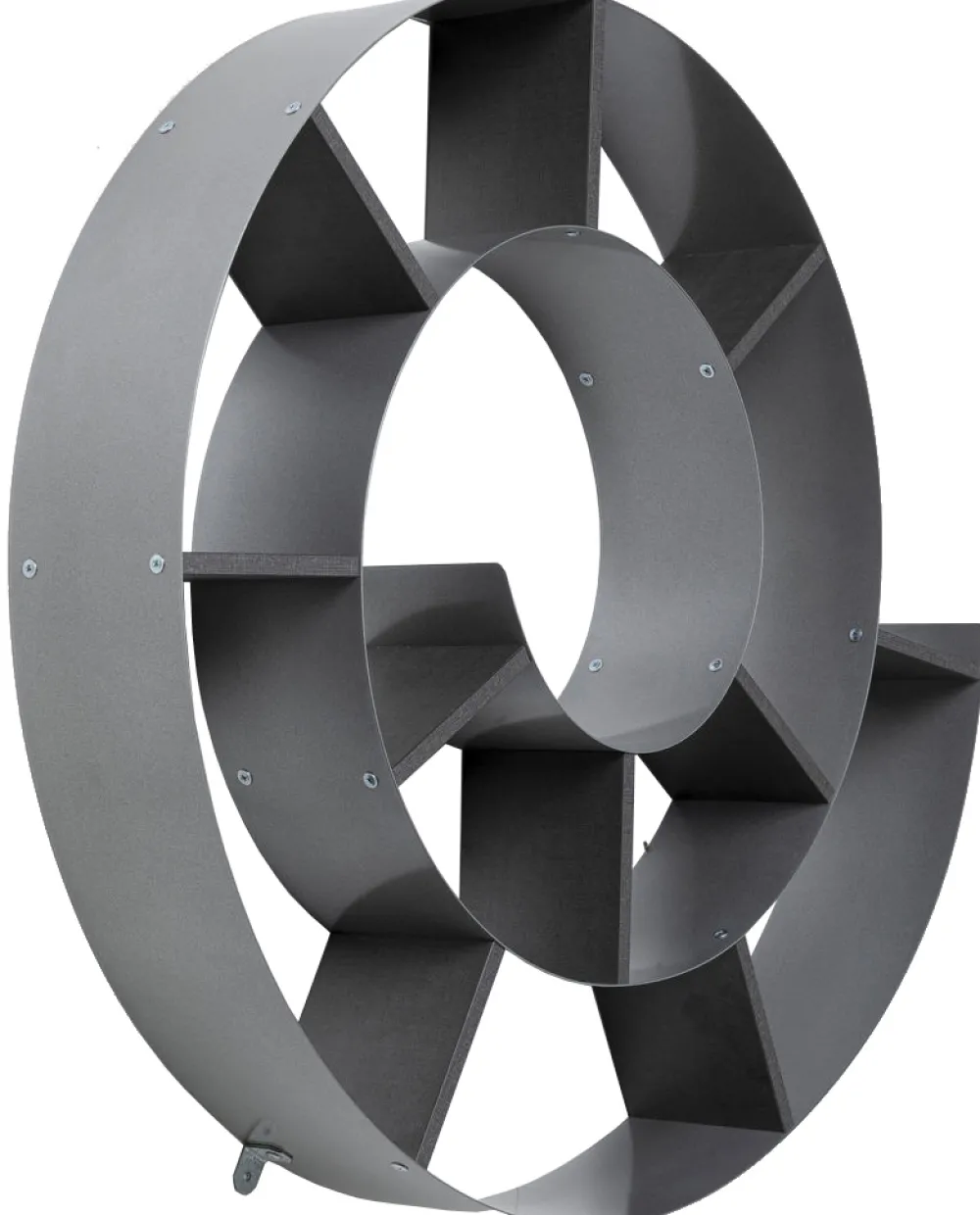 wandkast_snail_zilver_1.webp KARE Design Wandkast Snail Zilver