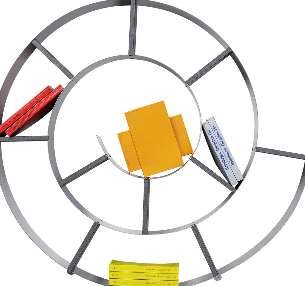 wandkast_snail_zilver_2.webp KARE Design Wandkast Snail Zilver