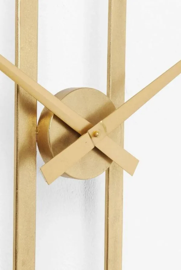KARE Design Wandklok Clip Goud Ø107cm