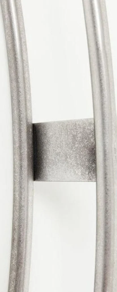 KARE Design Wandklok Clip Zilver Ø60cm