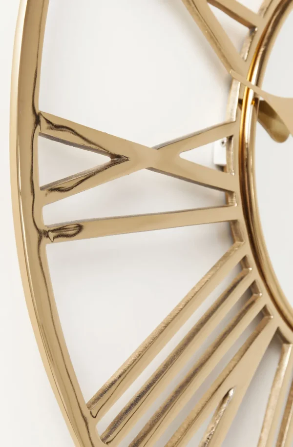 KARE Design Wandklok Giant Goud Ø80cm