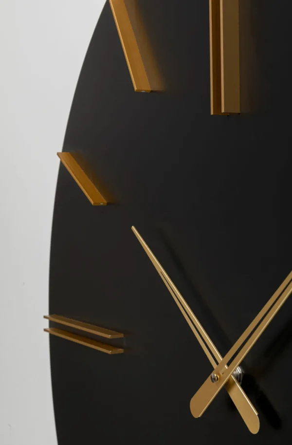 KARE Design Wandklok Luca Black Ø70cm