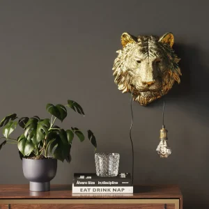 KARE Design Wandlamp Animal Tiger Head