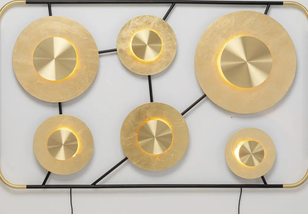 wandlamp_disc_er_1.webp KARE Design Wandlamp Disc 6er