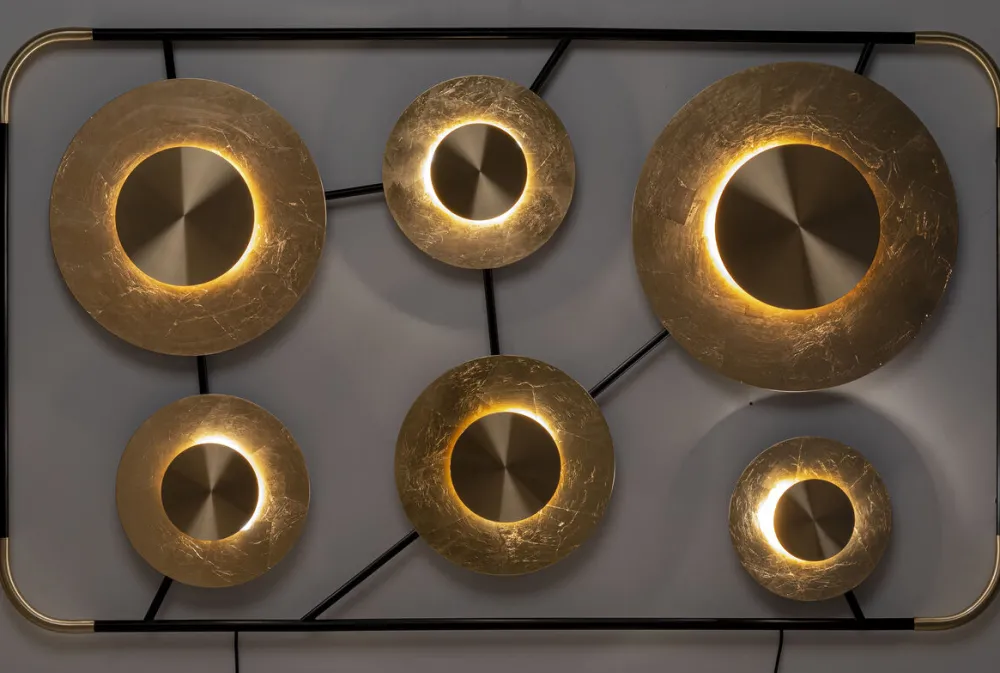 wandlamp_disc_er_2.webp KARE Design Wandlamp Disc 6er