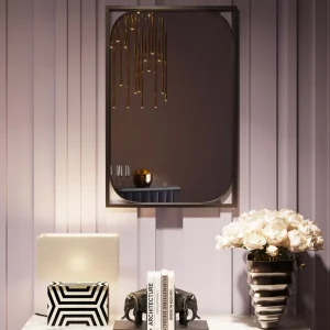 KARE Design Wandspiegel Bonita Black 71x109cm