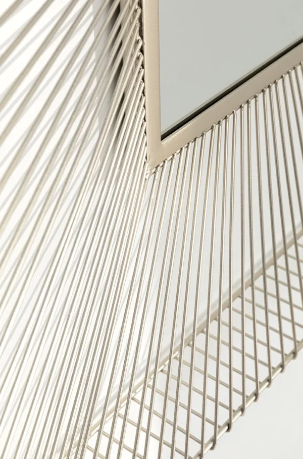 KARE Design Wandspiegel Dimension Champagne 91x91cm