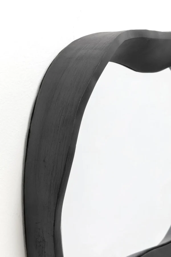 KARE Design Wandspiegel Dynamic Black 40x34cm