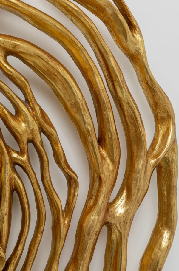 KARE Design Wandspiegel Twiggy Gold Ø121cm